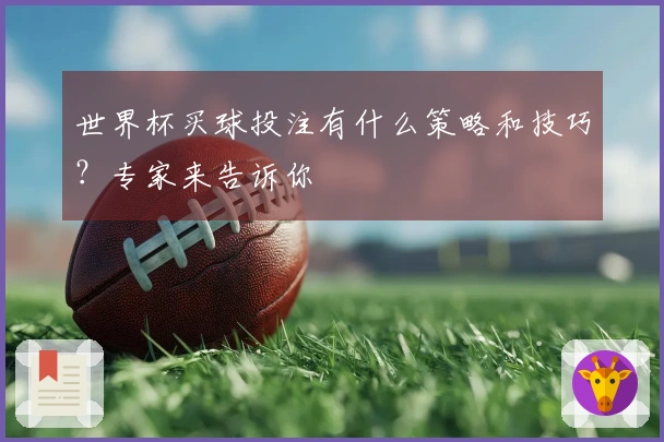 世界杯买球投注有什么策略和技巧？专家来告诉你